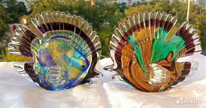 Рыбки Муранское стекло