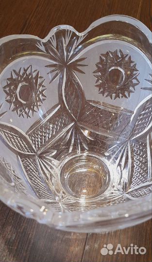 Салатник хрусталь