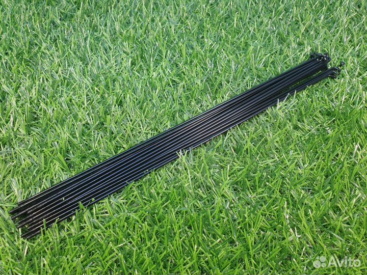 Спицы для велосипеда 250-293мм черные