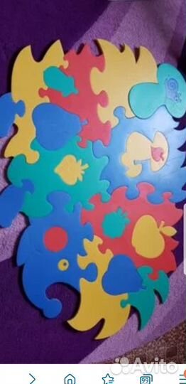 Игрушка Замок, коврик паззл ежик, пирамидка