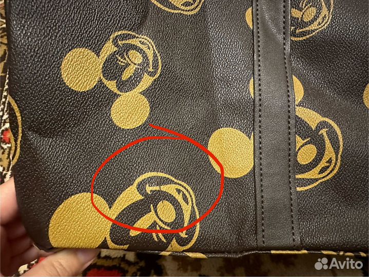 Сумка дорожная с дефектами