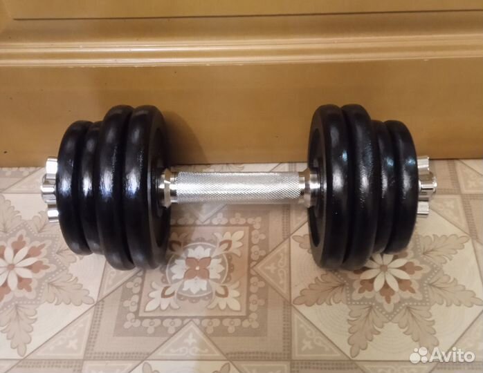 Новый набор металлических разборных гантель 20,5кг