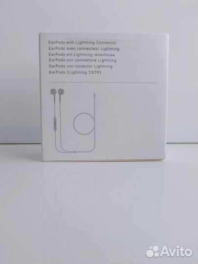 Наушники проводные Apple EarPods Lightning (новые)