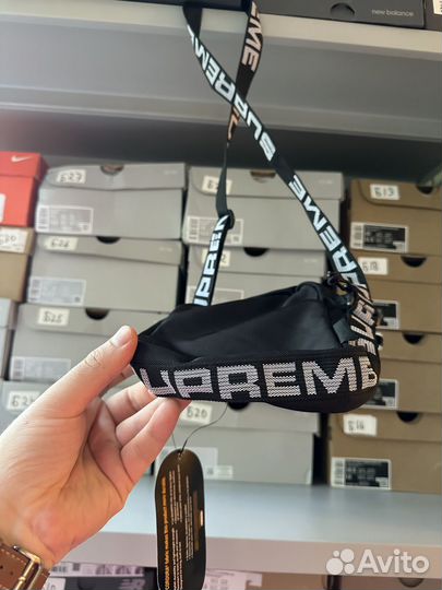 Supreme Shoulder Bag SS18 Black (Оригинал)