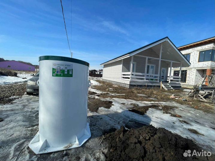 Станция очистки сточных вод Евролос био 4+Автономная канализация в частном доме