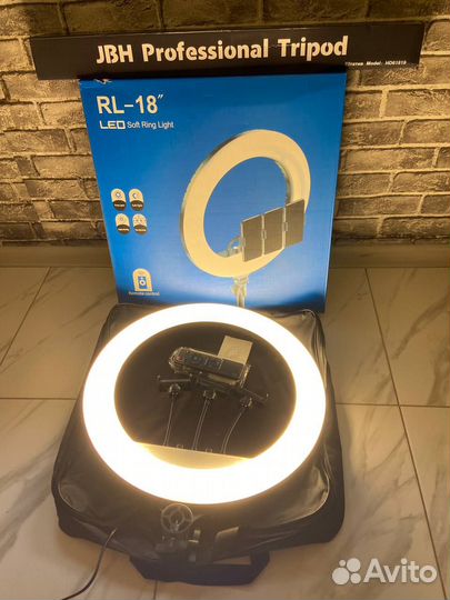 Профессиональная кольцевая лампа 45 см