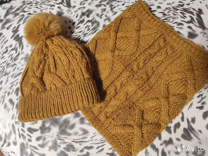 Комплект шапка и снуд Zara