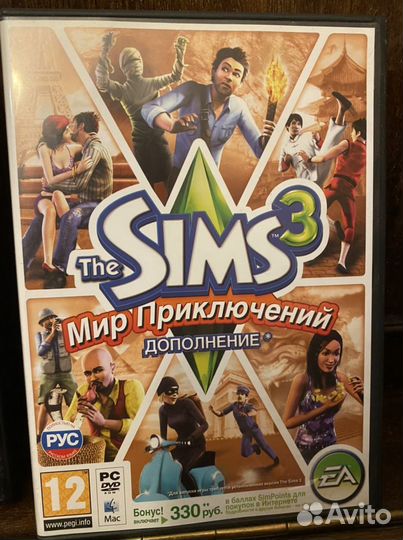 Sims 3 оригинал + 3 дополнения