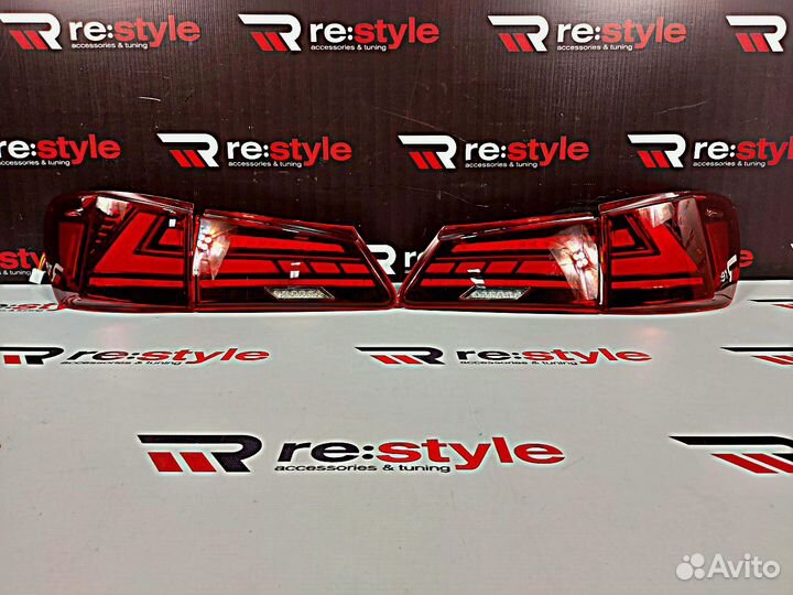 Стопы Lexus IS250 05-12г Led Тюнинг Красные