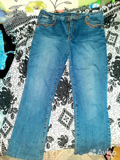 Джинсы джинсовая юбка размер 52 54 56
