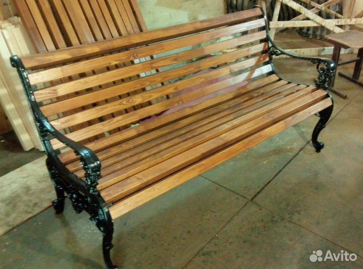 Скамейка чугунная Лев