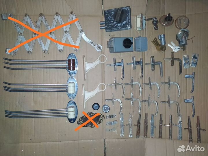 Крючки замки шпингалеты глазки кронштейны СССР