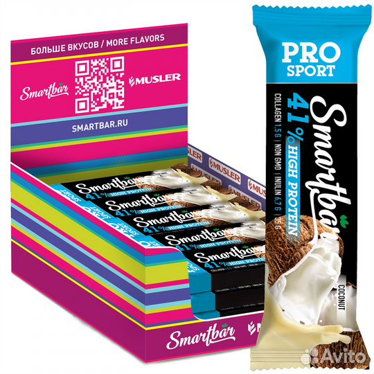 Протеиновые батончики Smartbar оптом