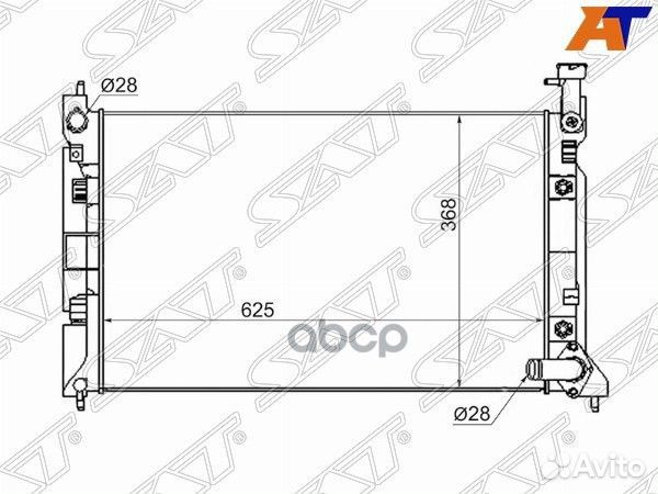 Радиатор Mitsubishi Colt 02-12 / Colt Plus 04-12
