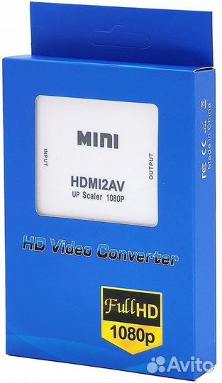 Переходник с hdmi на 3*RCA тюльпан