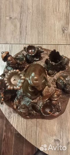 Статуэтка алюминиевая Белоснежка и 7 гномов