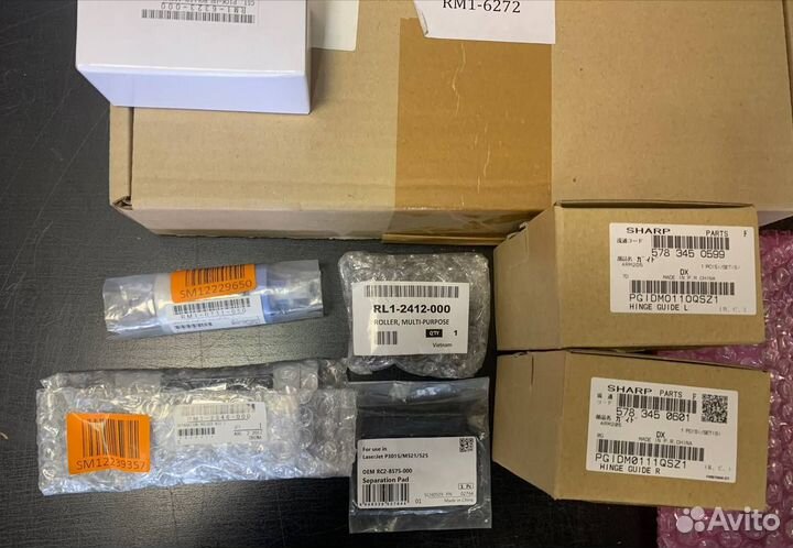 Запчасти для принтеров HP Panasonic Sharp