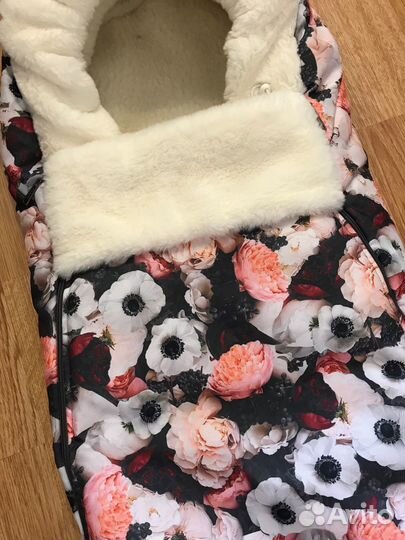 Зимний конверт в коляску