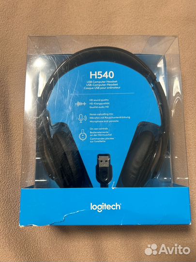 Гарнитура Logitech H540, USB