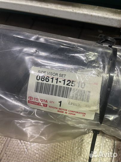 Дефлекторы окон toyota corolla 120