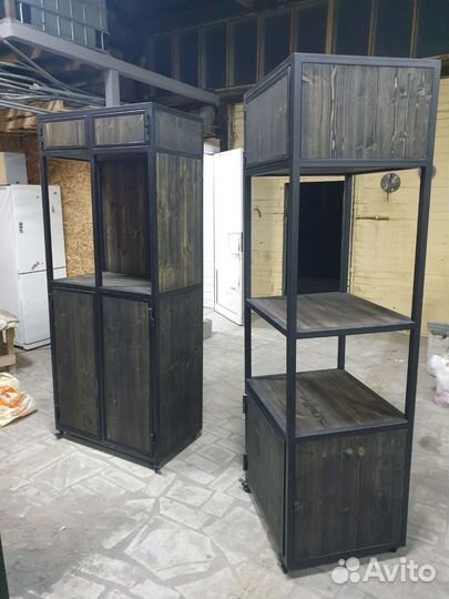 Изделия на металлокаркасе. Мебель лофт