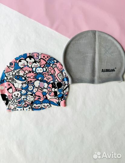 Шапочка для плавания плотный силикон