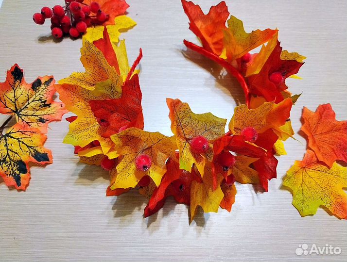 Осенний венок на голову