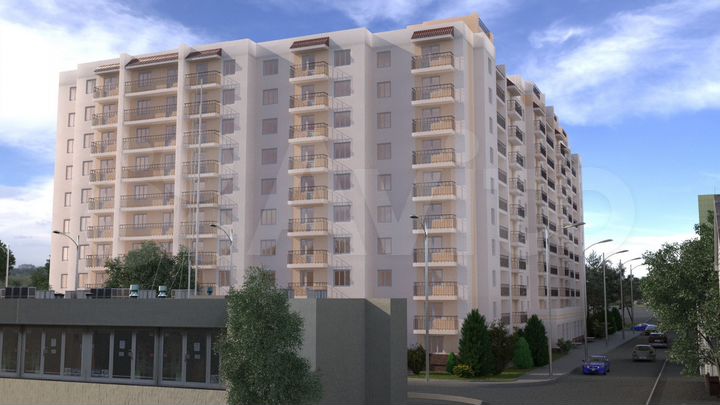 1-к. квартира, 40 м², 2/10 эт.