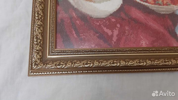 Картина вышитая крестиком ручная работа