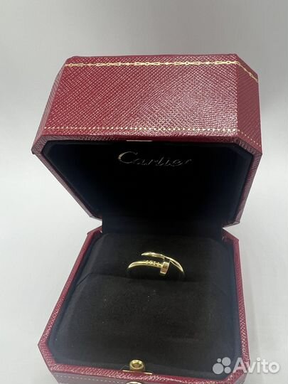 Золотое кольцо Cartier гвоздь 750 проба