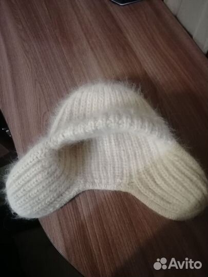 Шапка из пуха норки для девочки
