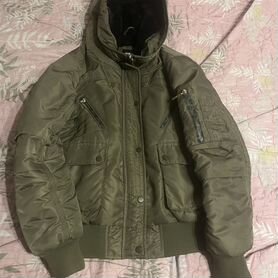 Бомбер с мехом Alpha Industries / Opium type