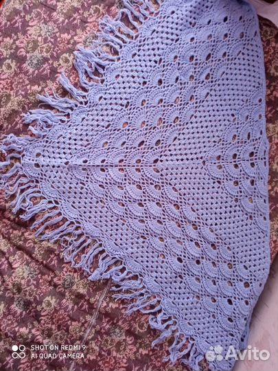 Шаль вязаная
