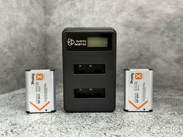 Аккумулятор + зарядка для Sony X3000 Probty (3шт)