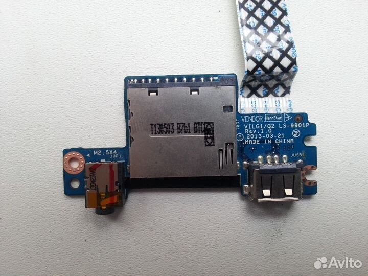 Плата USB + Audio от Lenovo G505s. Отп. в регионы