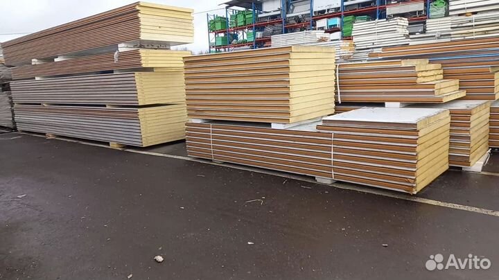 Сэндвич-панели 50000 м2 в наличии