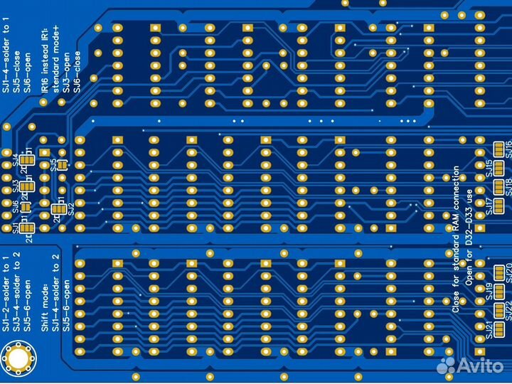 Печатная плата ретро-компьютера Радио-86рк