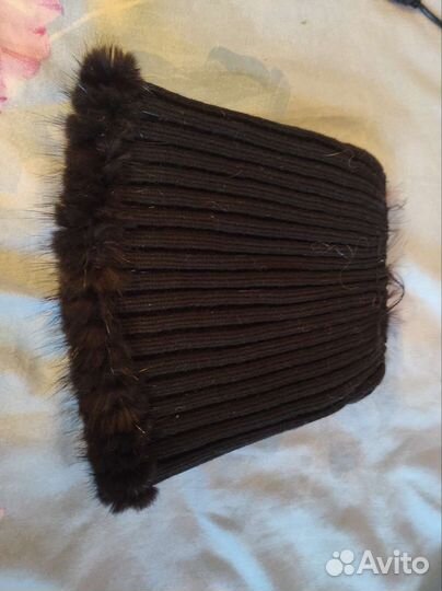 Шапка норковая женская