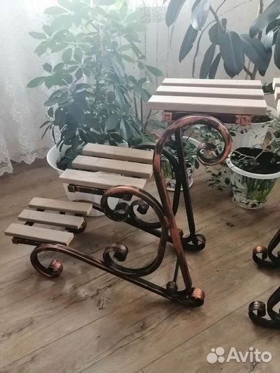 Цветочница на 3 горшка