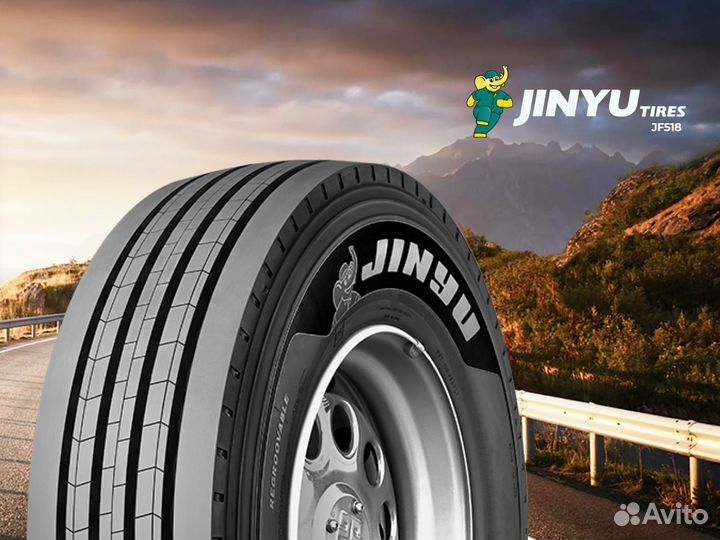 Шина 245/70R19,5 JF518 jinyu Рулевая