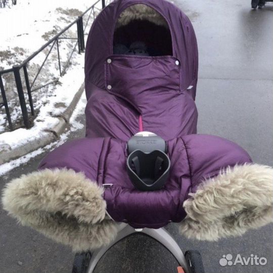 Зимний кит на коляску stokke