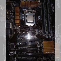 Gigabyte GA-H97-D3H+Intel core i5 4670+8гб озу