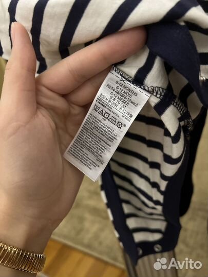 Боди gap для девочки 6-12 мес