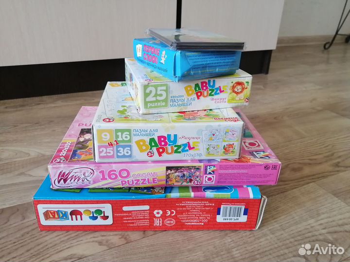 Детские игрушки. Развивающие игрушки. Пазлы