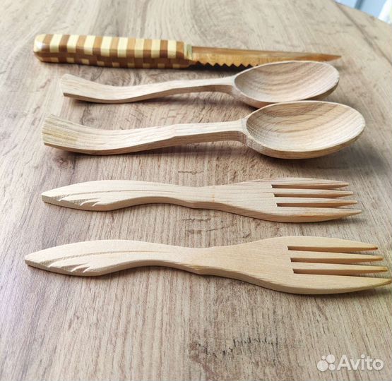 Деревянная посуда. Продаётся только набором