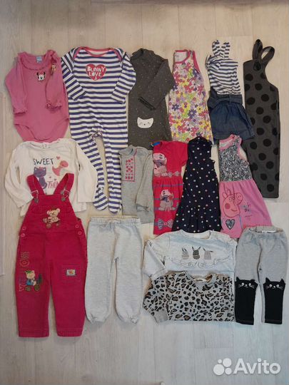 Вещи пакетом на девочку 86-92