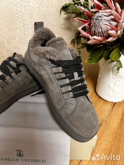 Кроссовки зимние женские brunello cucunelli