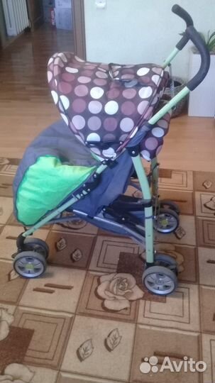 Коляска прогулка трость