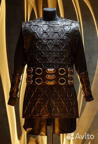 Костюм викинга из кожи. Броня. Кираса. Косплей