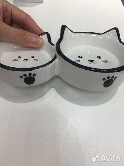 Миски для кошек керамические